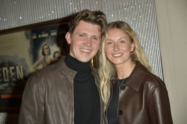 Lennart Betzgen with girlfriend Celine Rüdebusch at the special screening of the movie Eden in the Astor Film Lounge Berlin, 20 03 2025 Foto:xM.xBehrensx xFuturexImagex eden_5322