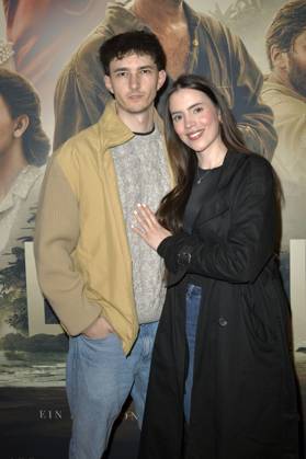 Nathan Goldblat and Lena Roth at the special screening of the movie Eden in the Astor Film Lounge Berlin, 20 03 2025 Foto:xM.xBehrensx xFuturexImagex eden_5330