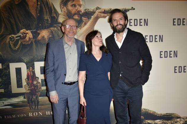 Ron Howard, Jasna Vavra and Quirin Berg at the special screening of the film Eden in the Astor Film Lounge Berlin, 20 03 2025 Foto:xM.xBehrensx xFuturexImagex eden_5364