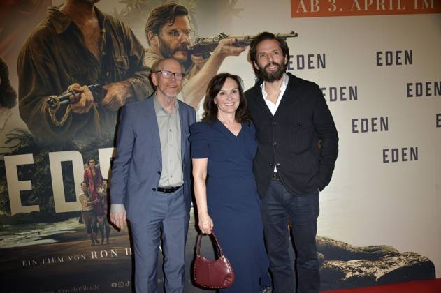 Ron Howard, Jasna Vavra and Quirin Berg at the special screening of the film Eden in the Astor Film Lounge Berlin, 20 03 2025 Foto:xM.xBehrensx xFuturexImagex eden_5365