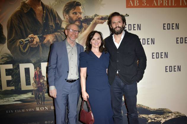 Ron Howard, Jasna Vavra and Quirin Berg at the special screening of the film Eden in the Astor Film Lounge Berlin, 20 03 2025 Foto:xM.xBehrensx xFuturexImagex eden_5366