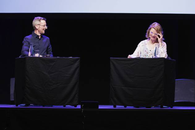 Michael Kessler and Annette Frier at the lit Cologne 2025 event Remix Klappe, the sixth From Chlodwigplatz to Hollywood in the Stadthalle Köln, 21 03 2025 Foto:xK.xSchulzx xFuturexImagex remix_5308