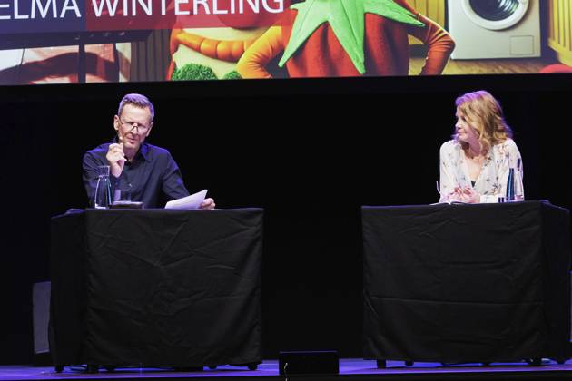 Michael Kessler and Annette Frier at the lit Cologne 2025 event Remix Klappe, the sixth From Chlodwigplatz to Hollywood in the Stadthalle Köln, 21 03 2025 Foto:xK.xSchulzx xFuturexImagex remix_5335