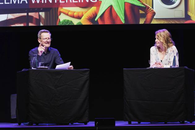 Michael Kessler and Annette Frier at the lit Cologne 2025 event Remix Klappe, the sixth From Chlodwigplatz to Hollywood in the Stadthalle Köln, 21 03 2025 Foto:xK.xSchulzx xFuturexImagex remix_5336