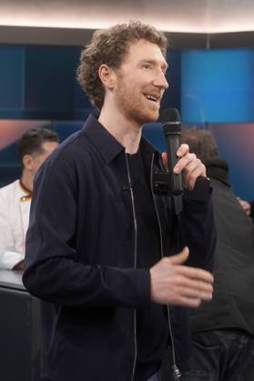 Louis Klamroth on the ARD talk show hart aber fair in Studio Adlershof Berlin, 24 03 2025 Foto:xT.xBartillax xFuturexImagex hart_fair2403_5302