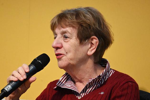 Leipzig Book Fair, Book Fair Leipzig, Saxony from 27 03 to 30 03 2025 German journalist and author Margarete von Schwarzkopf née Princess zu Löwenstein Wertheim Freudenberg in conversation