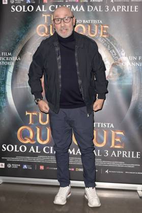 Maurizio Battista at the premiere of the movie Tu quoque in Space Cinema Moderno Rome, 31 03 2025 Foto:xA.xM.xTinghinox xFuturexImagex quoque_5306