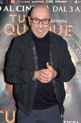 Maurizio Battista at the premiere of the movie Tu quoque in Space Cinema Moderno Rome, 31 03 2025 Foto:xA.xM.xTinghinox xFuturexImagex quoque_5309