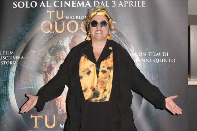 Luciana De Falco at the premiere of the movie Tu quoque in Space Cinema Moderno Rome, 31 03 2025 Foto:xA.xM.xTinghinox xFuturexImagex quoque_5346