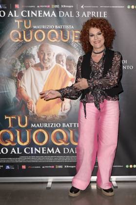 Manuela Villa at the premiere of the movie Tu quoque in Space Cinema Moderno Rome, 31 03 2025 Foto:xA.xM.xTinghinox xFuturexImagex quoque_5347