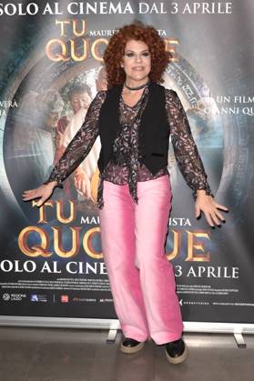 Manuela Villa at the premiere of the movie Tu quoque in Space Cinema Moderno Rome, 31 03 2025 Foto:xA.xM.xTinghinox xFuturexImagex quoque_5348