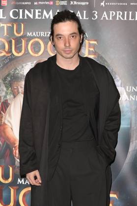 Guglielmo Poggi at the premiere of the movie Tu quoque in Space Cinema Moderno Rome, 31 03 2025 Foto:xA.xM.xTinghinox xFuturexImagex quoque_5356