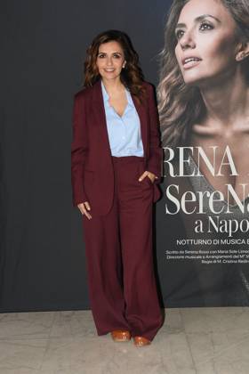 Rome, Auditorium Conciliazione Premiere of the show Serenade in Naples Rome, Auditorium Conciliazione Premiere of the show Serenata a Napoli , In the photo: Serena Rossi Rome Italy  Copyright: xIPA ABACAx