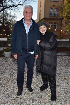 Premiere of Ursli Pfister Martin Woelffer, Katharina Thalbach Arrival at the premiere of Ursli Pfister Peggy March, Mrs. Huggenberger and I Arrival at the Bar jeder Vernunft in Berlin, on 02 04 2025 Photopress Mueller