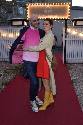 Premiere of Ursli Pfister Ralph Sonnenschein, Nadfine Schorie Arrival at the premiere of Ursli Pfister Peggy March, Mrs. Huggenberger and I Arrival at the Bar jeder Vernunft in Berlin, on 02 04 2025 Photopress Mueller
