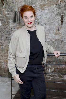 Sarah Winkenstette German film director and screenwriter on the red carpet at the movie premiere Gruesse vom Mars at Zeise Cinemas on 02 04 2025 in Hamburg Hamburg Germany