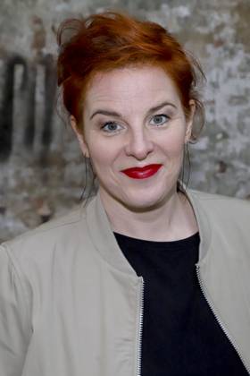 Sarah Winkenstette German film director and screenwriter on the red carpet at the movie premiere Gruesse vom Mars at Zeise Cinemas on 02 04 2025 in Hamburg Hamburg Germany