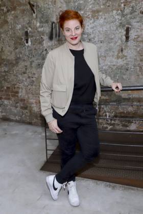 Sarah Winkenstette German film director and screenwriter on the red carpet at the movie premiere Gruesse vom Mars at Zeise Cinemas on 02 04 2025 in Hamburg Hamburg Germany