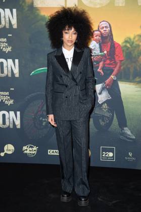 Zion Premiere Ophelie Mezino attending the Zion Premiere at the Grand Rex cinema in Paris, France on April 04, 2025. Photo by Aurore Marechal ABACAPRESS.COM Paris France  Copyright: xMarechalxAurore ABACAx