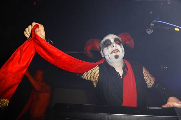 Das Ich performing Electrowerkz LONDON, ENGLAND - JANUARY 9: Bruno Kramm of Das Ich performing at Electrowerkz on January 9, 2016 in London, England. CAP MAR Martin Harris Great Britain Copyright: xMartinxHarris CapitalxPicturesx