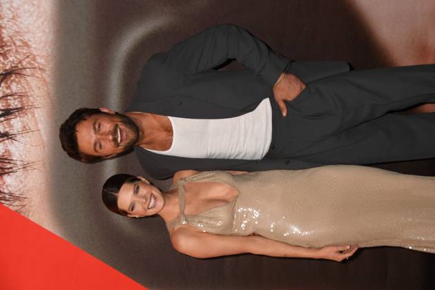 HOLLYWOOD, CALIFORNIA - APRIL 08: Meghann Fahy & Brandon Sklenar attends Universal Pictures presents the premiere of Drop at TCL Chinese Theatre on April 08, 2025 in Hollywood, California. Copyright: xJeffreyxMayerx xMediaPunchx