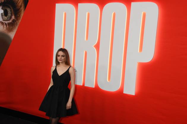 HOLLYWOOD, CALIFORNIA - APRIL 08:Joey King attends Universal Pictures presents the premiere of Drop at TCL Chinese Theatre on April 08, 2025 in Hollywood, California. Copyright: xx