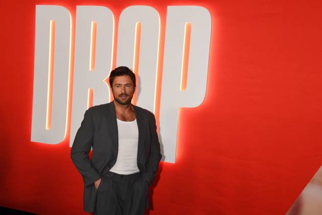 HOLLYWOOD, CALIFORNIA - APRIL 08: Brandon Sklenar attends Universal Pictures presents the premiere of Drop at TCL Chinese Theatre on April 08, 2025 in Hollywood, California. Copyright: xJeffreyxMayerx xMediaPunchx