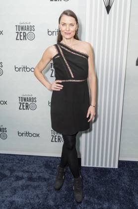 April 9, 2025, New York, New York, USA: Tara Westwood attends US premiere of the BritBox Agatha Christie s Towards Zero at Metrograph in New York on April 9, 2025 New York USA - ZUMAr339 20250409_znp_r339_004 Copyright: xLevxRadinx