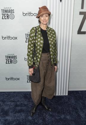 April 9, 2025, New York, New York, USA: Julie Taymor attends US premiere of the BritBox Agatha Christie s Towards Zero at Metrograph in New York on April 9, 2025 New York USA - ZUMAr339 20250409_znp_r339_006 Copyright: xLevxRadinx
