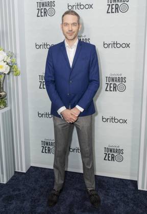 April 9, 2025, New York, New York, USA: Evan Hoyt Thompson attends US premiere of the BritBox Agatha Christie s Towards Zero at Metrograph in New York on April 9, 2025 New York USA - ZUMAr339 20250409_znp_r339_008 Copyright: xLevxRadinx