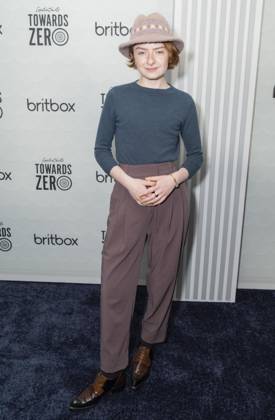 April 9, 2025, New York, New York, USA: Lachlan Watson attends US premiere of the BritBox Agatha Christie s Towards Zero at Metrograph in New York on April 9, 2025 New York USA - ZUMAr339 20250409_znp_r339_044 Copyright: xLevxRadinx