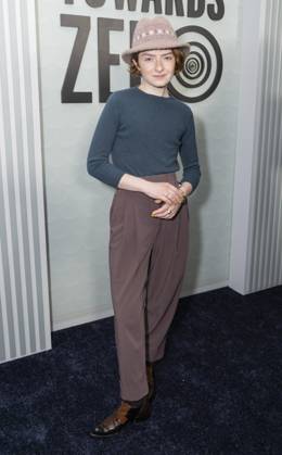 April 9, 2025, New York, New York, USA: Lachlan Watson attends US premiere of the BritBox Agatha Christie s Towards Zero at Metrograph in New York on April 9, 2025 New York USA - ZUMAr339 20250409_znp_r339_045 Copyright: xLevxRadinx
