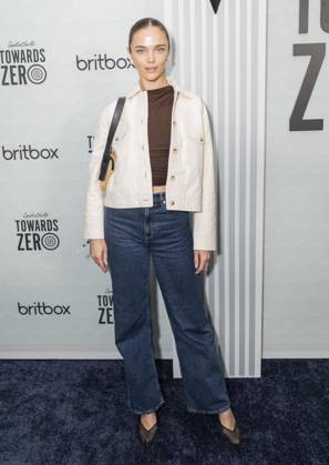 April 9, 2025, New York, New York, USA: Jena Goldsack attends US premiere of the BritBox Agatha Christie s Towards Zero at Metrograph in New York on April 9, 2025 New York USA - ZUMAr339 20250409_znp_r339_067 Copyright: xLevxRadinx