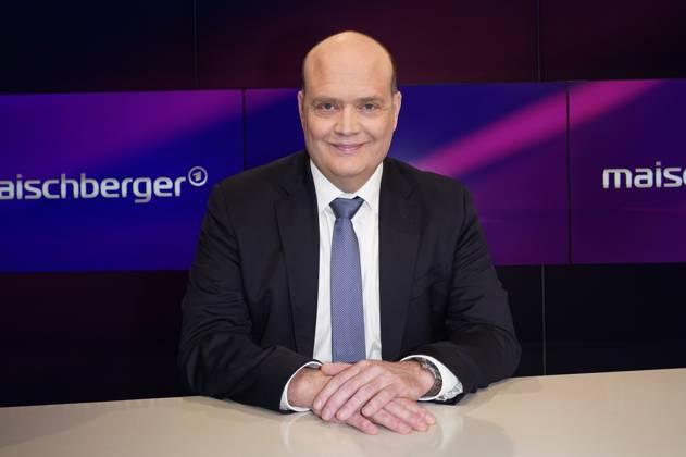 Robin Alexander on the ARD talk show maischberger in Studio Berlin Adlershof Berlin, 09 04 2025 Foto:xT.xBartillax xFuturexImagex maischberger0904_5408