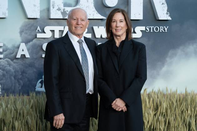 Andor Season Two UK Sneak Peek - London Kathleen Kennedy and Frank Marshall attends the Andor Season Two UK Sneak Peek at Lightroom on April 10, 2025 in London, England. Photo by LounisPhotography ABACAPRESS.COM London United Kingdom  Copyright: xLounisPhotography ABACAx