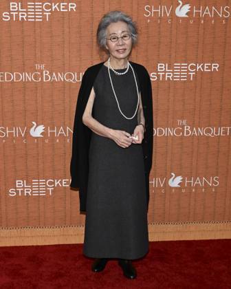 April 14, 2025, Los Angeles, California, USA: Youn Yuh-Jung attends The Wedding Banquet Los Angeles Premiere. Los Angeles USA - ZUMAb173 20250414_aap_b173_024 Copyright: xBillyxBennightx
