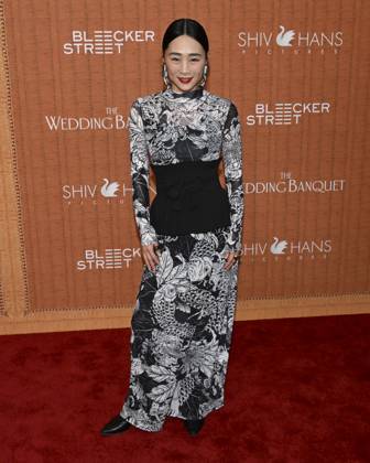 April 14, 2025, Los Angeles, California, USA: Ke-Xi Wu attends The Wedding Banquet Los Angeles Premiere. Los Angeles USA - ZUMAb173 20250414_aap_b173_027 Copyright: xBillyxBennightx