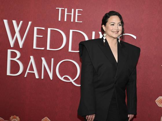 April 14, 2025, Los Angeles, California, USA: Lily Gladstone attends The Wedding Banquet Los Angeles Premiere. Los Angeles USA - ZUMAb173 20250414_aap_b173_059 Copyright: xBillyxBennightx