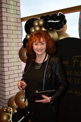 Regina Thoss at the birthday gala for Dagmar Frederics 80th birthday at the Restaurant am Müggelturm Berlin, 15 04 2025 Berlin Germany Copyright: xMatthiasxWehnertx
