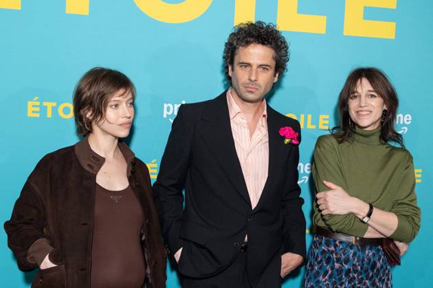 Etoile Prime Video serie Premiere Lou de Laage, Luke Kirby, Charlotte Gainsbourg attend Etoile Prime Video serie Premiere at Galerie Bourbon on April 23, 2025 in Paris, France. Photo by Nasser Berzane ABACAPRESS.COM Paris France  Copyright: xBerzanexNasser ABACAx