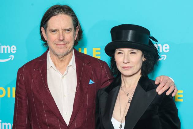 Amazon Prime Video series Etoile premiere at the Bourbon Gallery Celebrities arrive on the red carpet Avant premiere de la serie Etoile dAmazon Prime Video a la galerie Bourbon Celebrities arrive on the red carpet Amy Sherman Palladino et Daniel Palladino Amazon Prime Video series Etoile premiere at the Bourbon Gallery Celebrities arrive on the red carpet Preview of the Amazon Prime Video series Etoile at the Bourbon gallery 443321 2025 04 23 Paris France  Copyright: xSebastienxFremontx xStarfacex STAR_443321_122