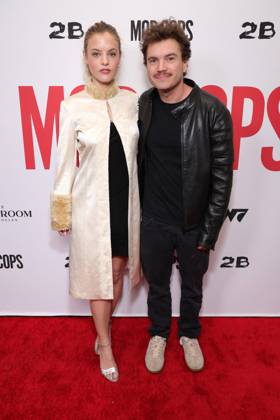 Los Angeles Premiere Of Mob Cops - LA Leah Branson ,Emile Hirsch At Los Angeles Premiere Of Mob Cops at Harmony Gold Theater in Los Angeles, CA, USA on April 23 2025. Photo by Fati Sadou ABACAPRESS.COM Los Angeles CA United States  Copyright: xFatixSadou ABACAPRESS.COMx