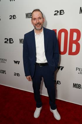 Kosta Kondilopoulos attends the highly anticipated movie, Mob Cops, which he wrote for an exclusive screening in West Hollywood at the Harmony Gold Theater, Wednesday night the 23rd of April. Kosta Kondilopoulos, writer of Mob Cops, attends exclusive screening of the Lionsgate film at the Harmony Gold Theater in West Hollywood on Wednesday April 23rd, 2025., Credit:JERRY PEREZ Avalon USA, California, Los Angeles  Copyright: xJERRYxPEREZx xAvalonx 0991536377