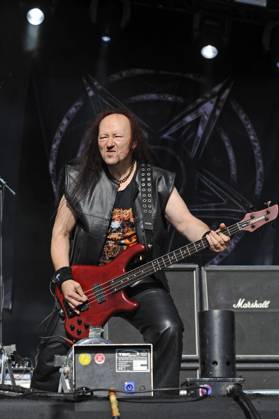 Venom performing at Bloodstock Open Air Festival DERBYSHIRE, ENGLAND - AUGUST 12: Cronos(Conrad Lant) of Venom performing at Bloodstock Open Air Festival, Catton Park on August 12, 2016 in Derbyshire, England. CAP MAR MAR Great Britain Copyright: xMartinxHarris CapitalxPicturesx