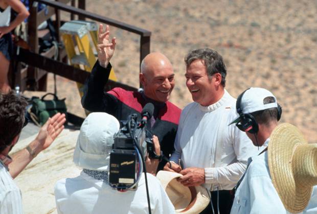 Star Trek: Generations (1994) - filmstill Star Trek: Generations (1994) Patrick Stewart, William Shatner - - - EDITORIAL USE ONLY Copyright: xFSN-Kx