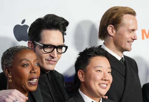 Murderbot New York Premiere Cast L-R: Noma Dumezweni, David Dastmalchian, Sabrina Wu, Alexander Skarsgard attends the Murderbot New York Premiere by Apple TV held at Regal Union Square Cinemas in New York City, Monday April 28, 2025. Jennifer Graylock-Graylock.com, Credit:Jennifer Graylock-Graylock.com Avalon United States, New York, New York, Regal Union Square Cinema  Copyright: xJenniferxGraylock-Graylock.comx xAvalonx 0993252147