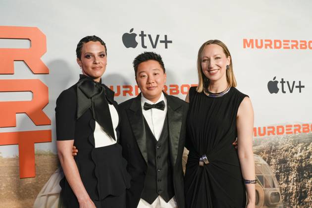 Entertainment Themen der Woche KW18 Entertainment Bilder des Tages Murderbot New York Premiere L-R: Tattiawna Jones, Sabrina Wu, Anna Konkle attends the Murderbot New York Premiere by Apple TV held at Regal Union Square Cinemas in New York City, Monday April 28, 2025. Jennifer Graylock-Graylock.com, Credit:Jennifer Graylock-Graylock.com Avalon United States, New York, New York, Regal Union Square Cinema  Copyright: xJenniferxGraylock-Graylock.comx xAvalonx 0993257455