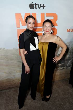 Global Premiere of the Apple TV+ sci-fi comedic thriller series Murderbot at the Regal Union Square Featuring: Tattiawna Jones and Tamara Podemski Where: New York, New York, United States When: 28 Apr 2025 Credit: Marion Curtis Starpix for Apple TV+ INSTARimages EDITORIAL USE ONLY. NOT FOR USE BY NEWSPAPERS BASED IN THE UK. Copyright: xx instar54699836