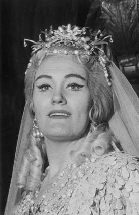 Joan Sutherland, opera singer, as Alcina. 06.03.19 Joan Sutherland, opera singer, as Alcina. 06.03.1962 Neg no B10318  Copyright: xNotxKnownx
