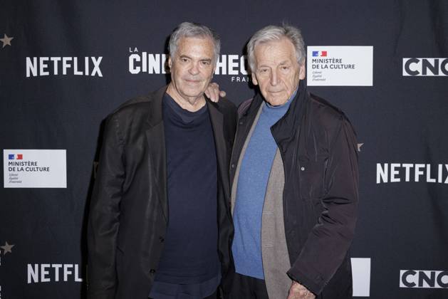 Premiere du film Why War d™Amos GitaÃ¯ Ã la CinÃ matheque francaise Premiere of Amos GitaÃ¯ s Why War at the CinÃ matheque francaise - Amos GitaÃ¯, Costa-Gavras - Avant-premiere du film Why War d™Amos GitaÃ¯ Ã la CinÃ matheque francaise, Paris, France, le 05 05 2025.  Copyright: xThierryxStefanopoulosx